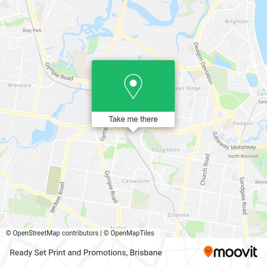 Ready Set Print and Promotions map