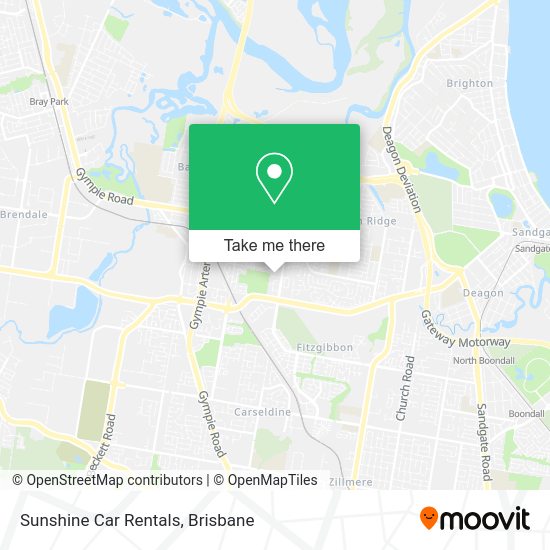 Sunshine Car Rentals map