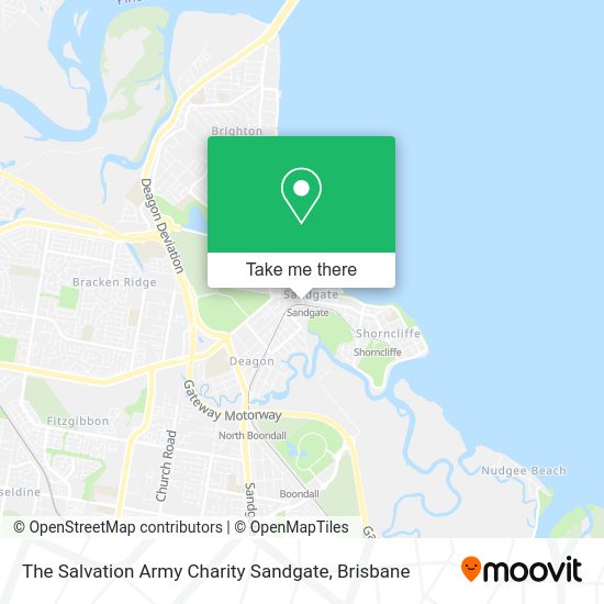 The Salvation Army Charity Sandgate map