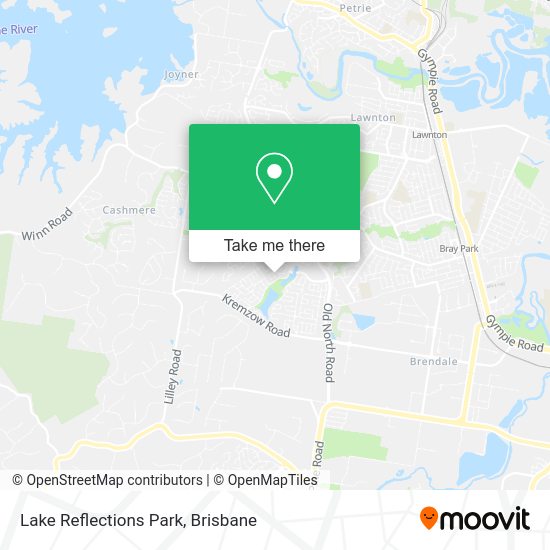Lake Reflections Park map