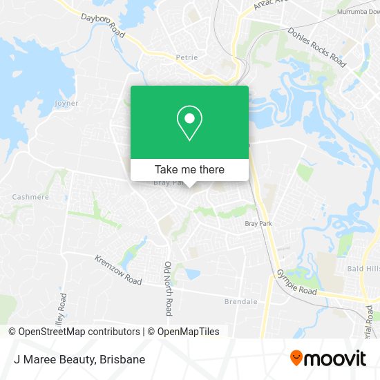 J Maree Beauty map