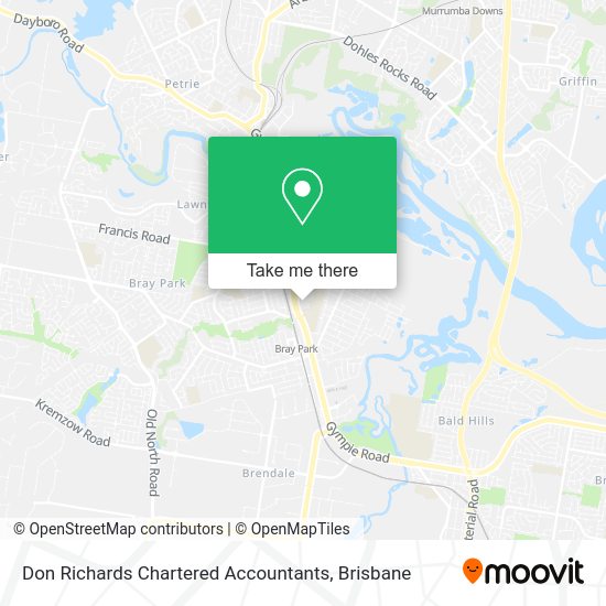 Don Richards Chartered Accountants map