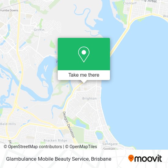 Glambulance Mobile Beauty Service map