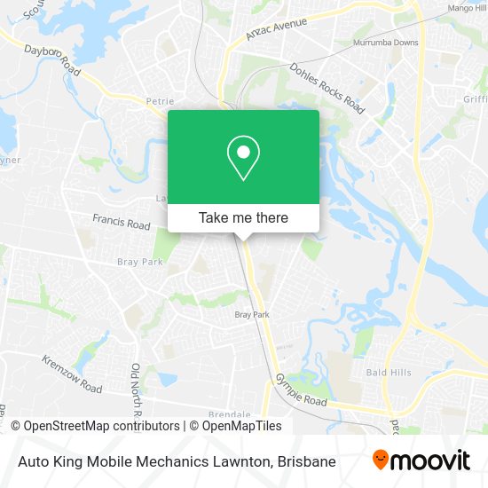 Auto King Mobile Mechanics Lawnton map