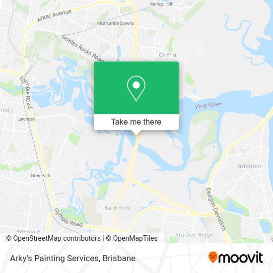 Arky's Painting Services map