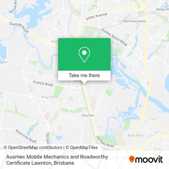 Ausmec Mobile Mechanics and Roadworthy Certificate Lawnton map