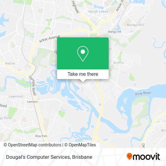 Dougal's Computer Services map