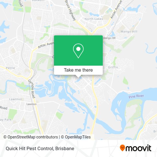 Quick Hit Pest Control map