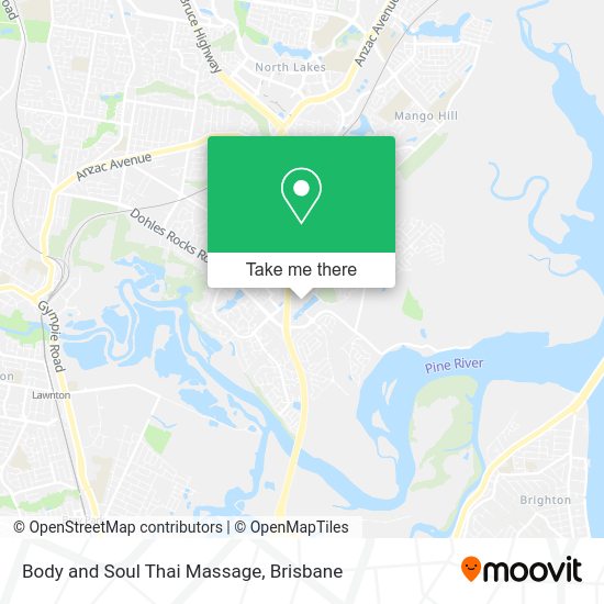 Body and Soul Thai Massage map