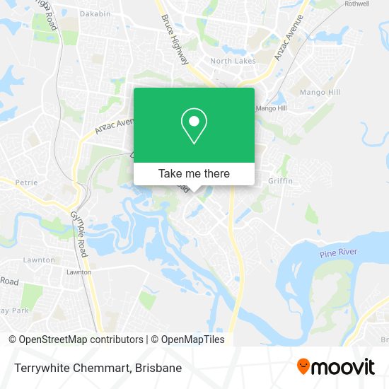 Terrywhite Chemmart map