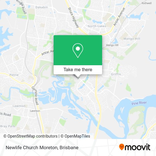 Newlife Church Moreton map