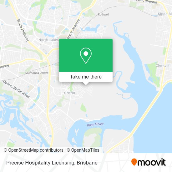 Precise Hospitality Licensing map