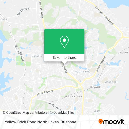 Yellow Brick Road North Lakes map