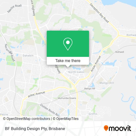 BF Building Design Pty map