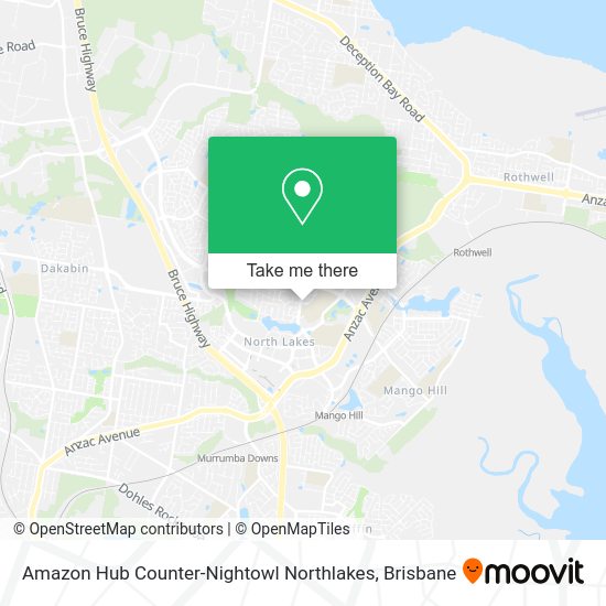 Amazon Hub Counter-Nightowl Northlakes map