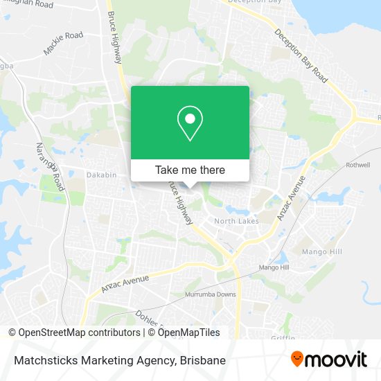 Matchsticks Marketing Agency map