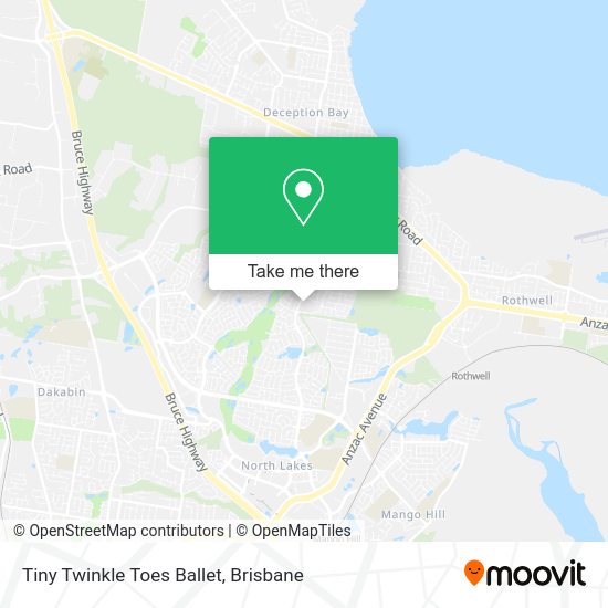 Tiny Twinkle Toes Ballet map