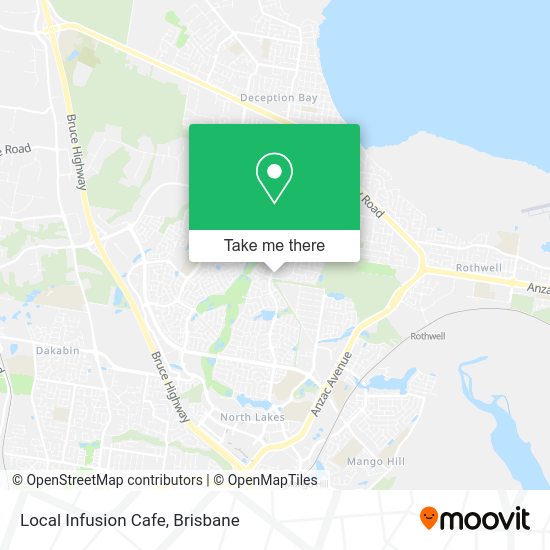 Local Infusion Cafe map
