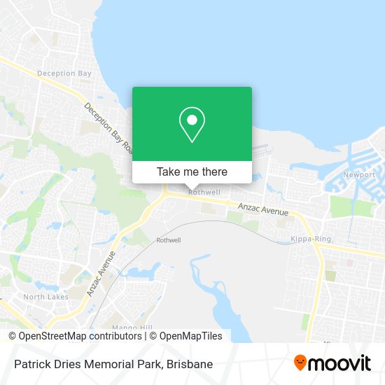 Patrick Dries Memorial Park map