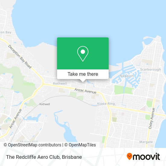 The Redcliffe Aero Club map