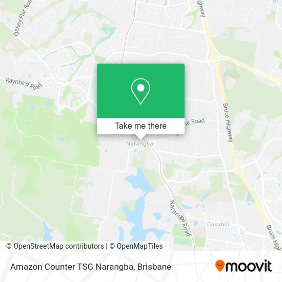 Mapa Amazon Counter TSG Narangba