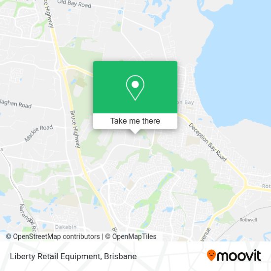 Liberty Retail Equipment map