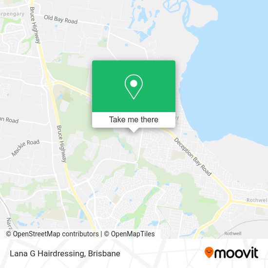 Lana G Hairdressing map