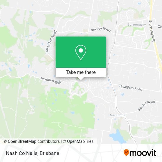 Nash Co Nails map