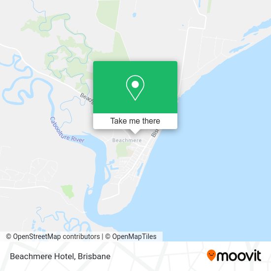Beachmere Hotel map