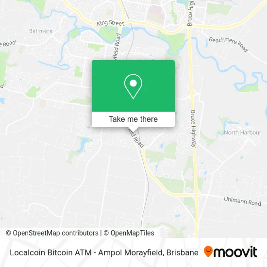 Mapa Localcoin Bitcoin ATM - Ampol Morayfield