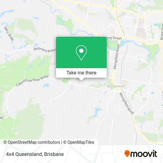 4x4 Queensland map