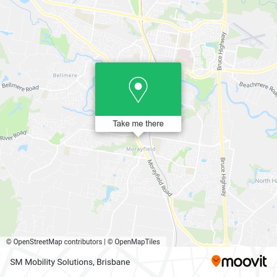 SM Mobility Solutions map