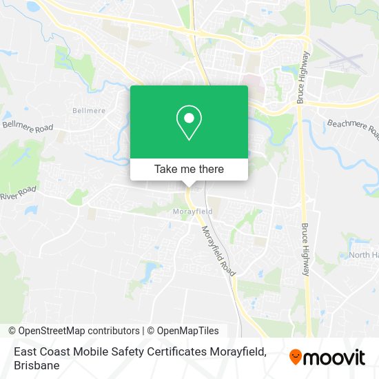 East Coast Mobile Safety Certificates Morayfield map