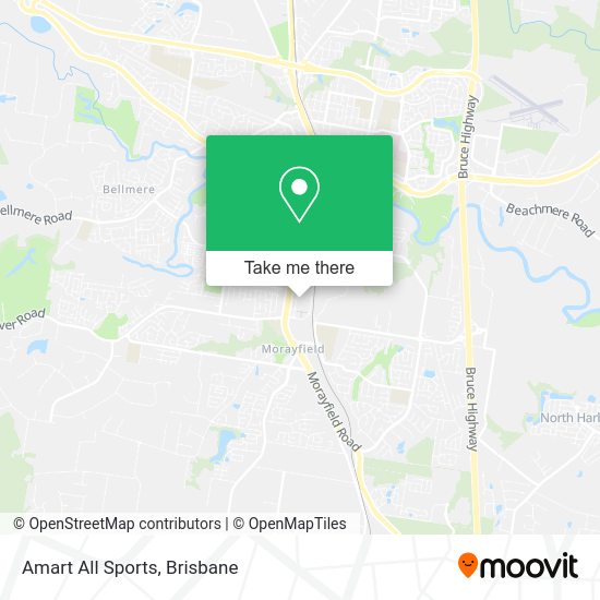 Amart All Sports map