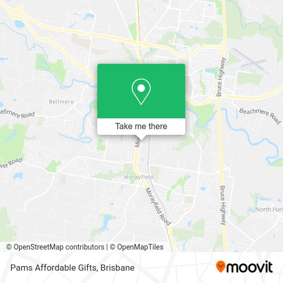 Pams Affordable Gifts map
