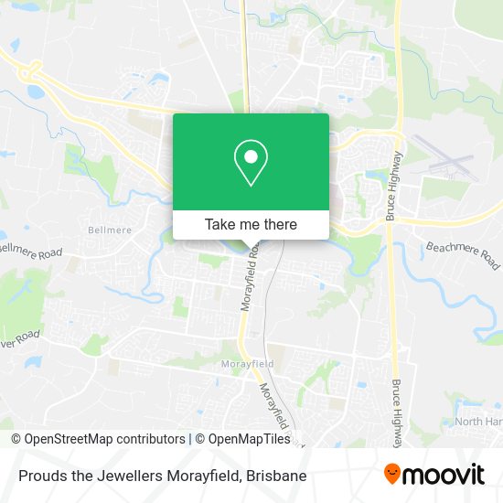 Prouds the Jewellers Morayfield map