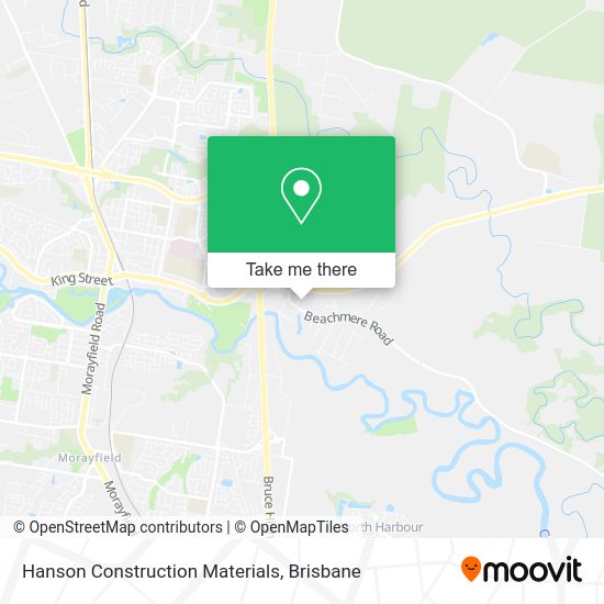 Hanson Construction Materials map