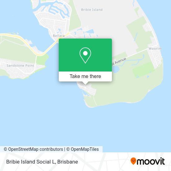 Bribie Island Social L map