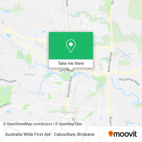 Australia Wide First Aid - Caboolture map