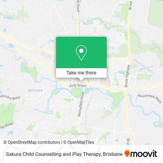 Sakura Child Counselling and Play Therapy map