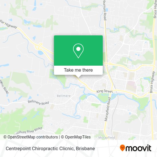 Centrepoint Chiropractic Clicnic map