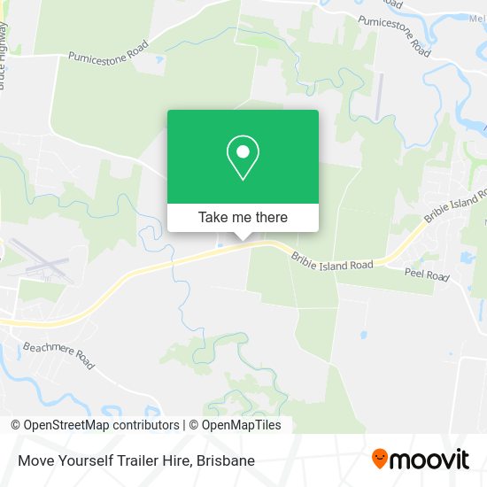 Move Yourself Trailer Hire map