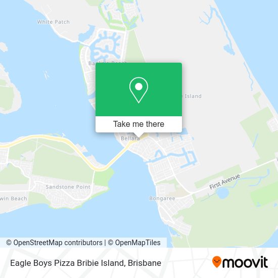 Eagle Boys Pizza Bribie Island map