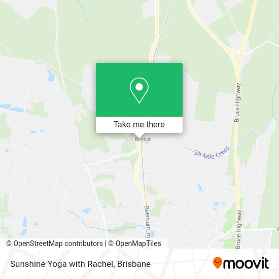 Sunshine Yoga with Rachel map