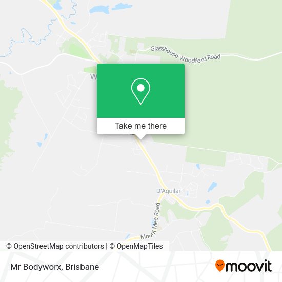 Mr Bodyworx map