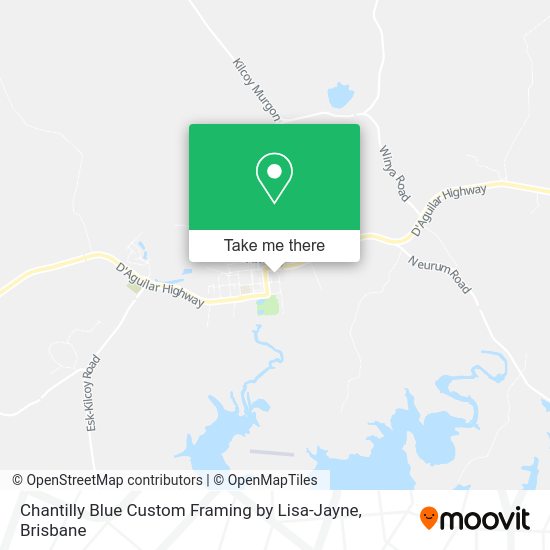 Chantilly Blue Custom Framing by Lisa-Jayne map