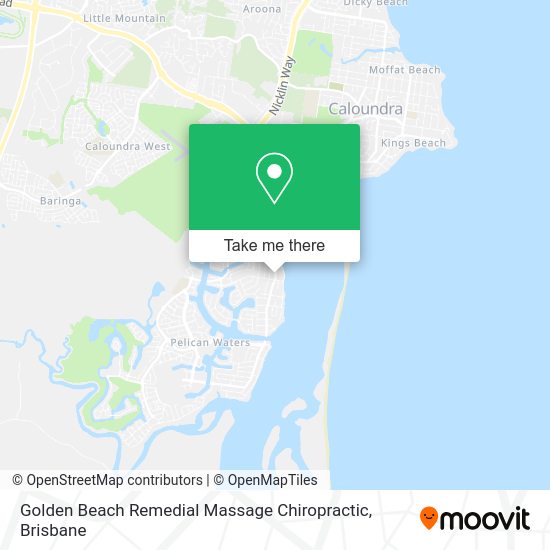 Golden Beach Remedial Massage Chiropractic map