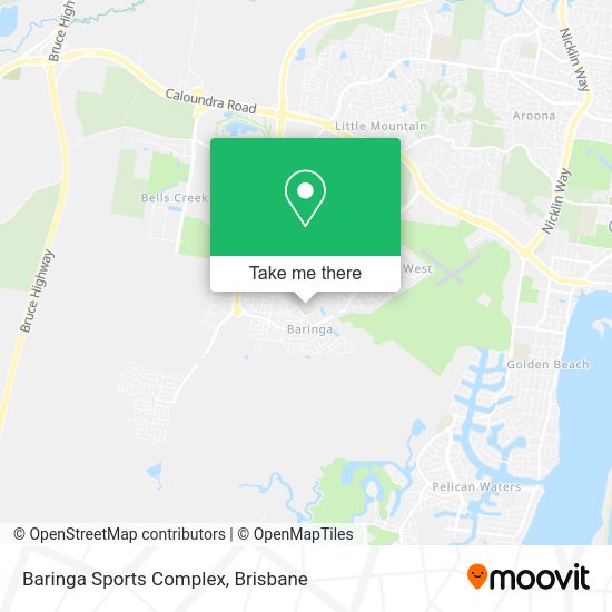 Baringa Sports Complex map