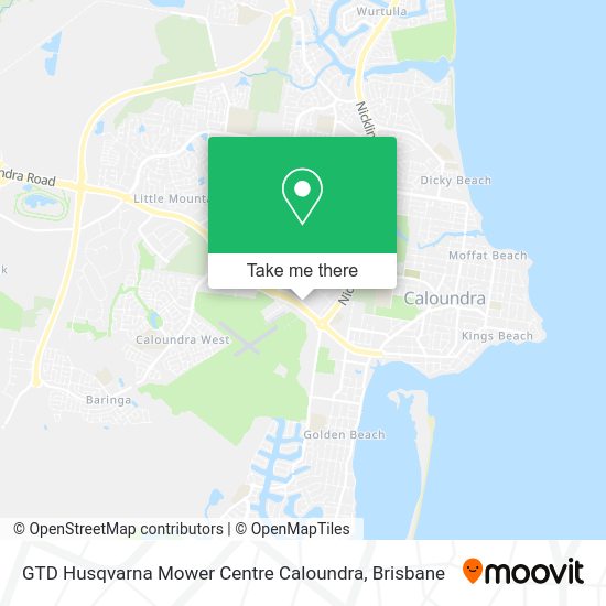 GTD Husqvarna Mower Centre Caloundra map