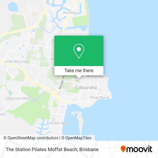 The Station Pilates Moffat Beach map